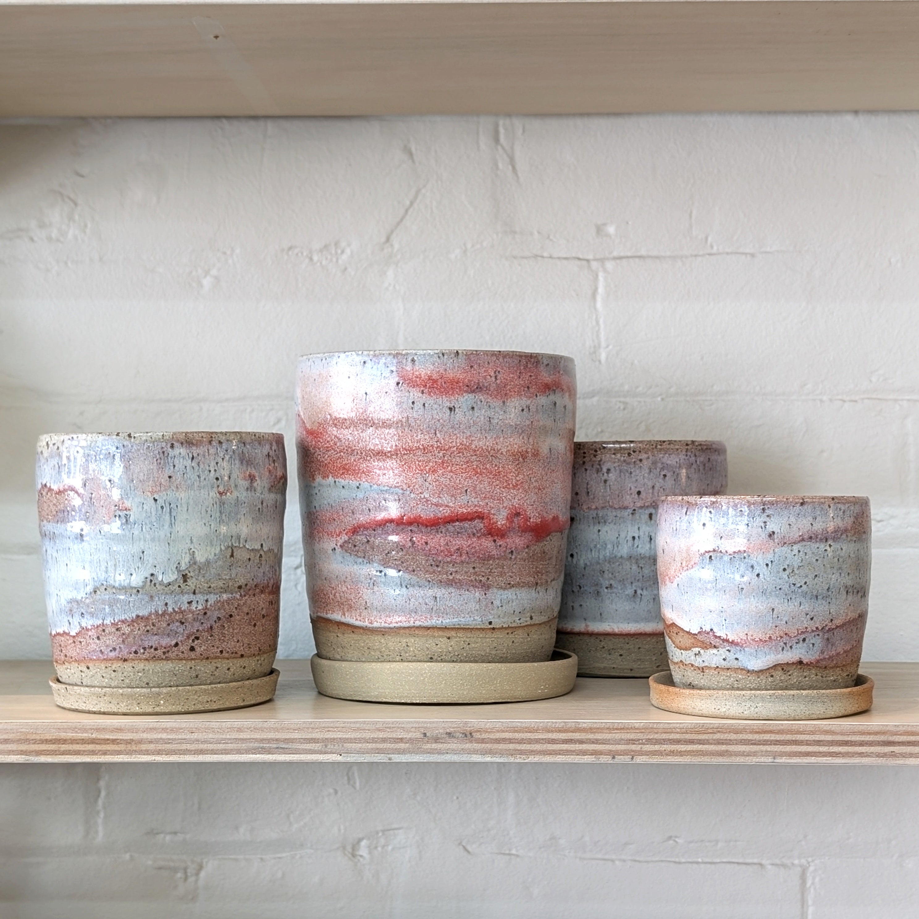 Clay by Tina Sunset planters